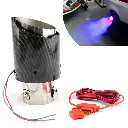 Escape Para Auto Iluminado, 1 silenciador de fibra de carbono y 1 conector(2).webp