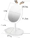 Espejo Led Touch Cosmetic Mirror Orejitas de Venado(1).webp