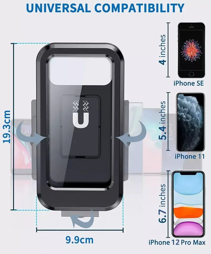 Estuche Impermeable de Teléfono para Moto brazo largo(2).webp
