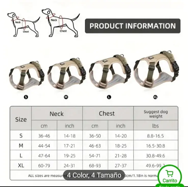 Arnés Antitirones con Detalles Reflectivos para Perro.webp
