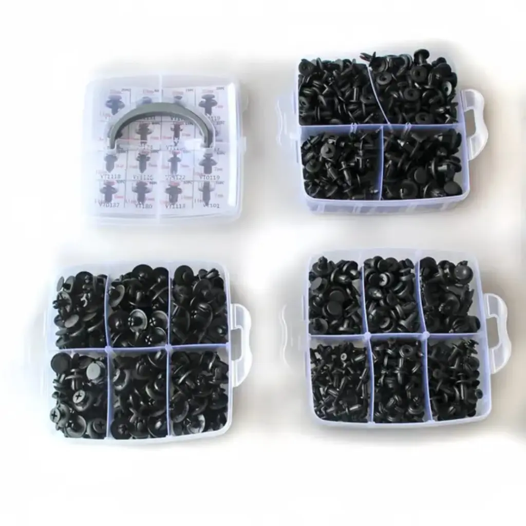 Grapas clips para Reparacion de Vehiculos 620 piezas + Llaves y Cinchos(2).webp