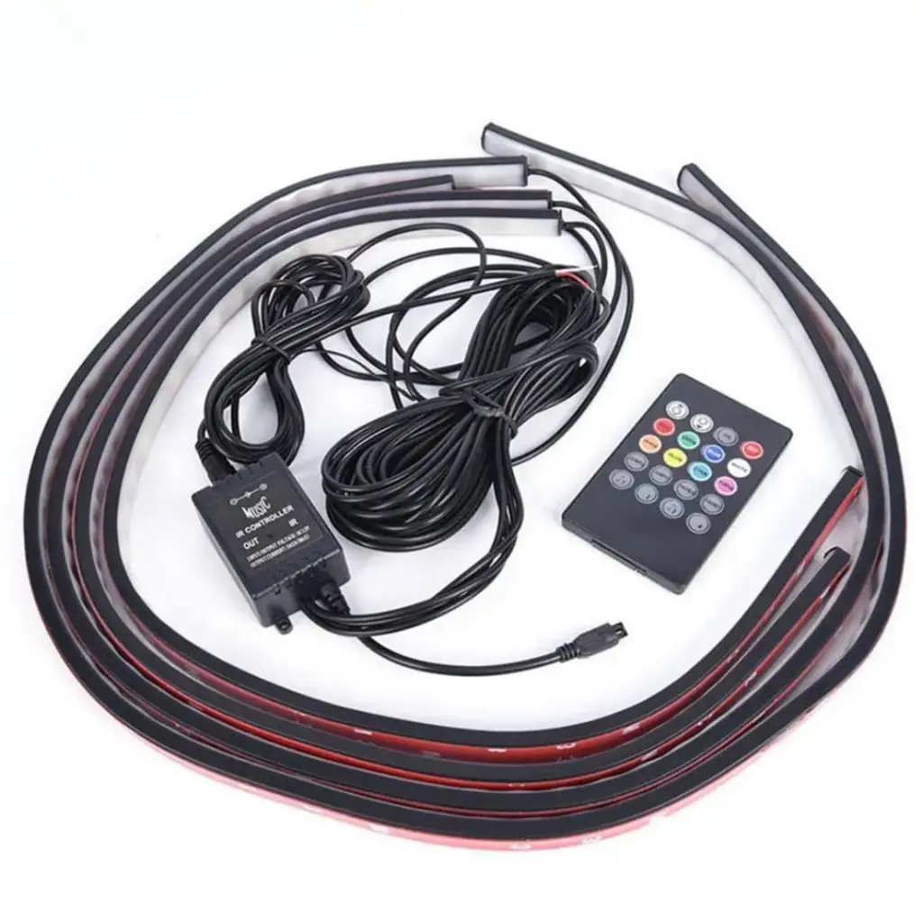 Luces Led de Chasis para Carro con Control.webp