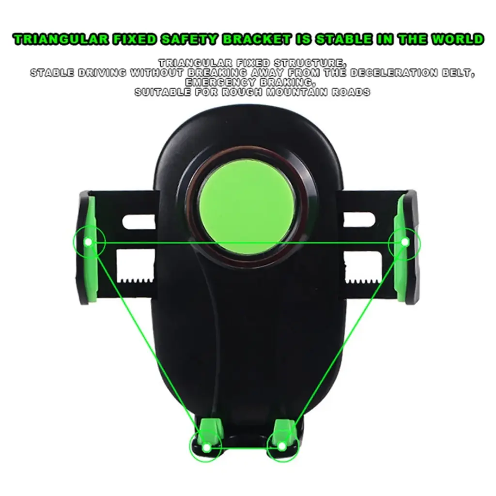 Soporte de Celular para Carro ultra Resistente c_verde con negro.webp