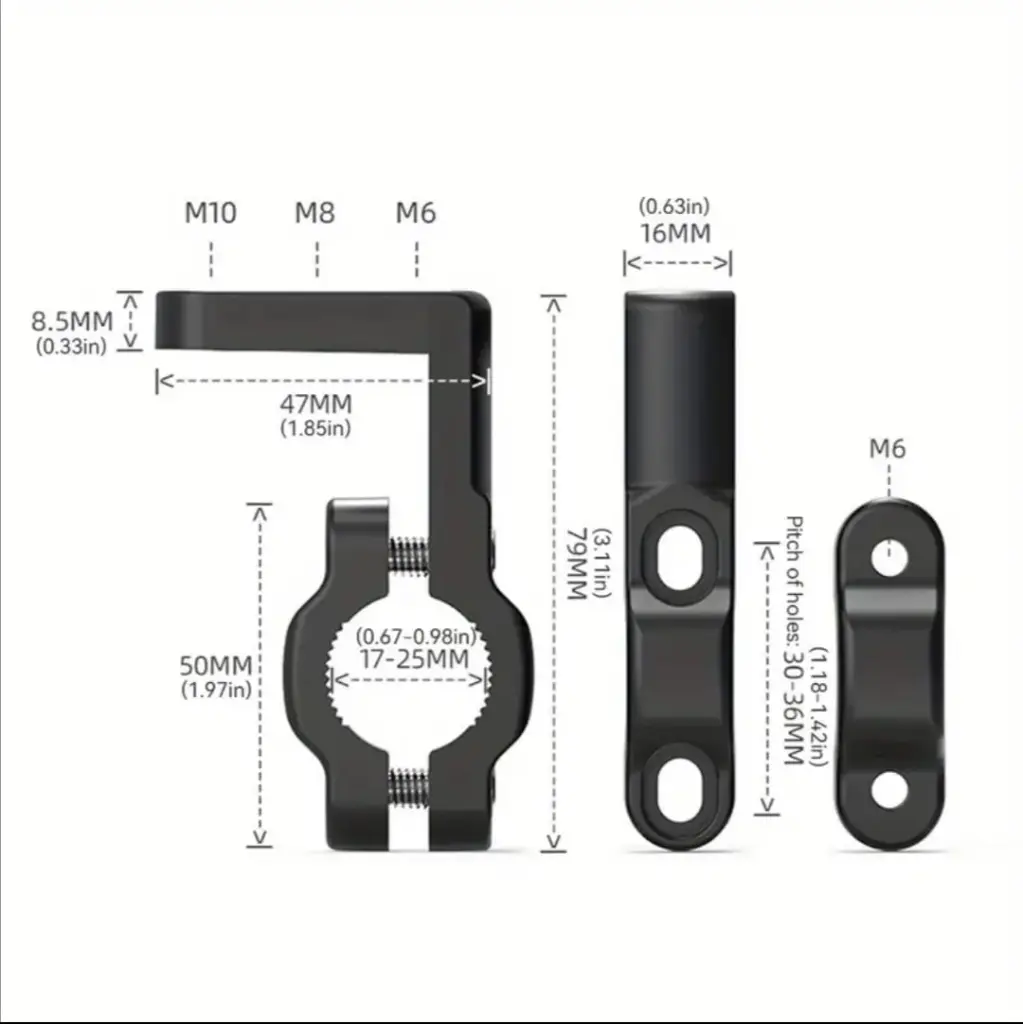 Soporte de Neblinera para Motocicleta 2 unidades(2).webp