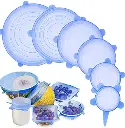 Tapaderas Redondas de Silicón Autoajustables y Reutilizables .webp