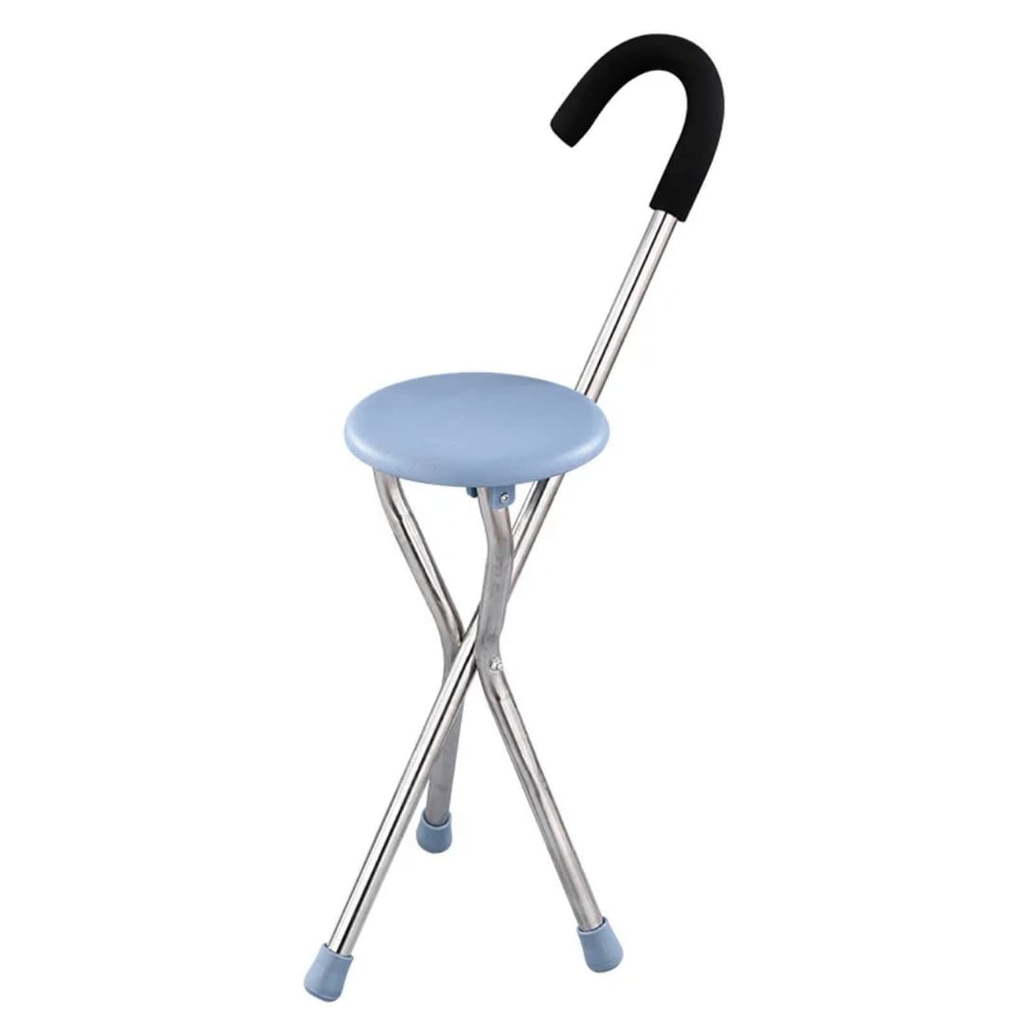 Bastón con Asiento Plegable