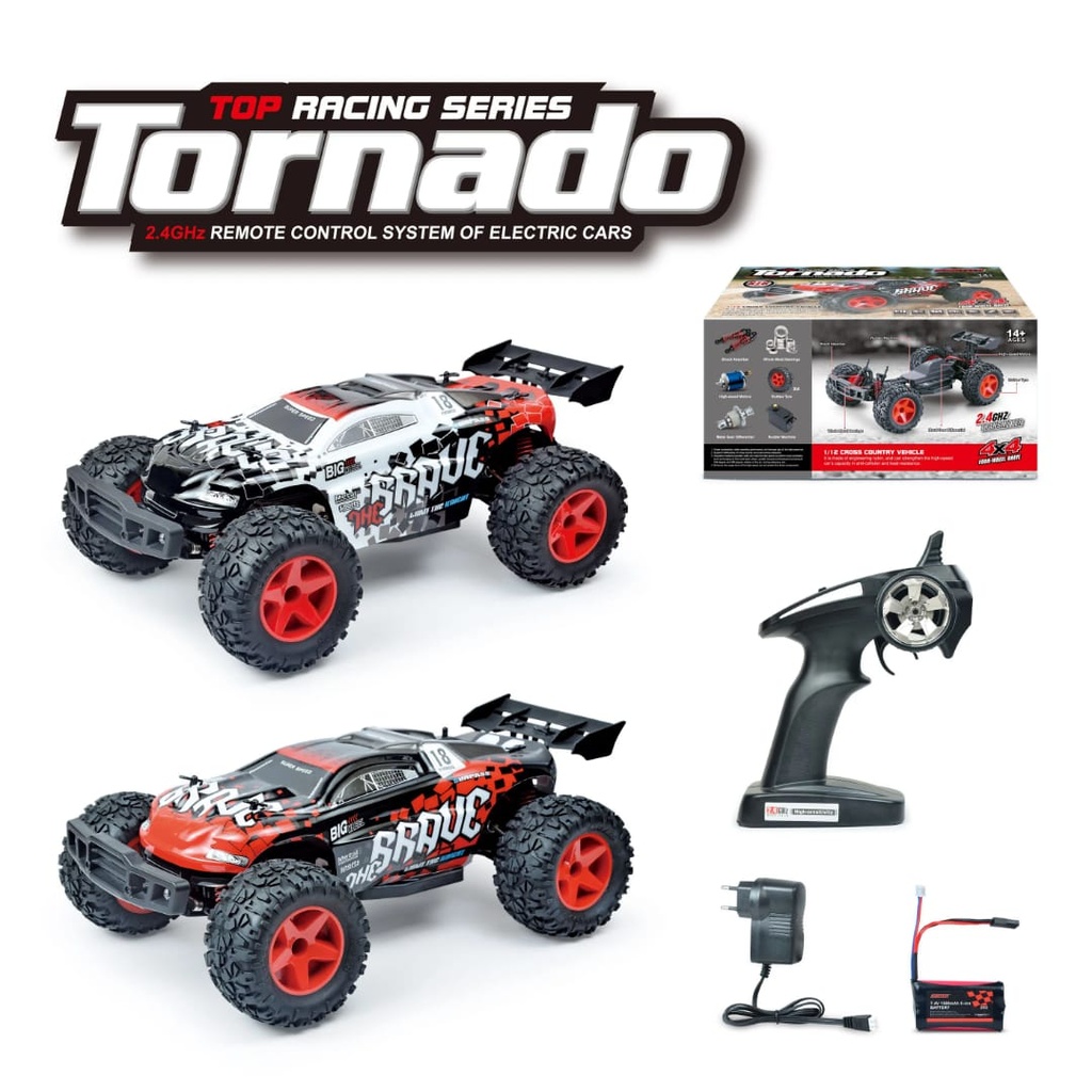 Carro a Control Remoto Marca Tornado 4X4 Todoterreno