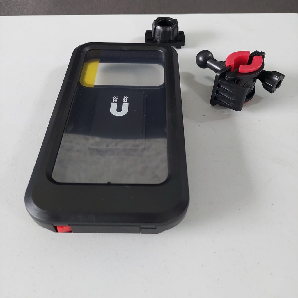 Estuche Impermeable de Teléfono para Moto con anillo