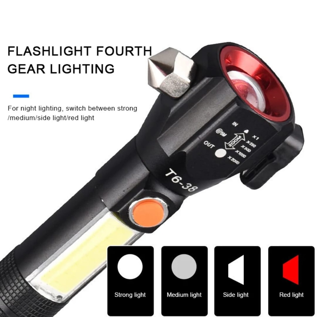 Linterna Led Rompe Cristales