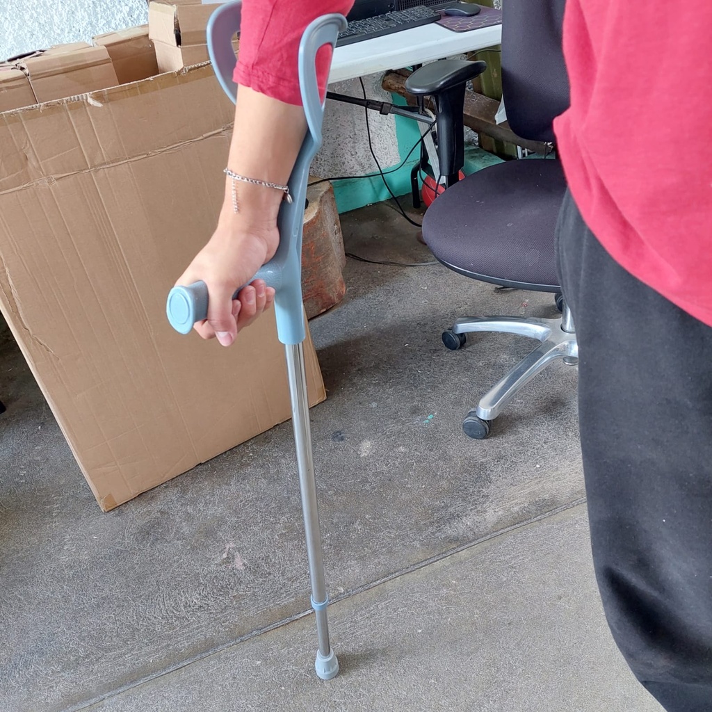 Muleta de Aluminio con Apoyo de Brazo