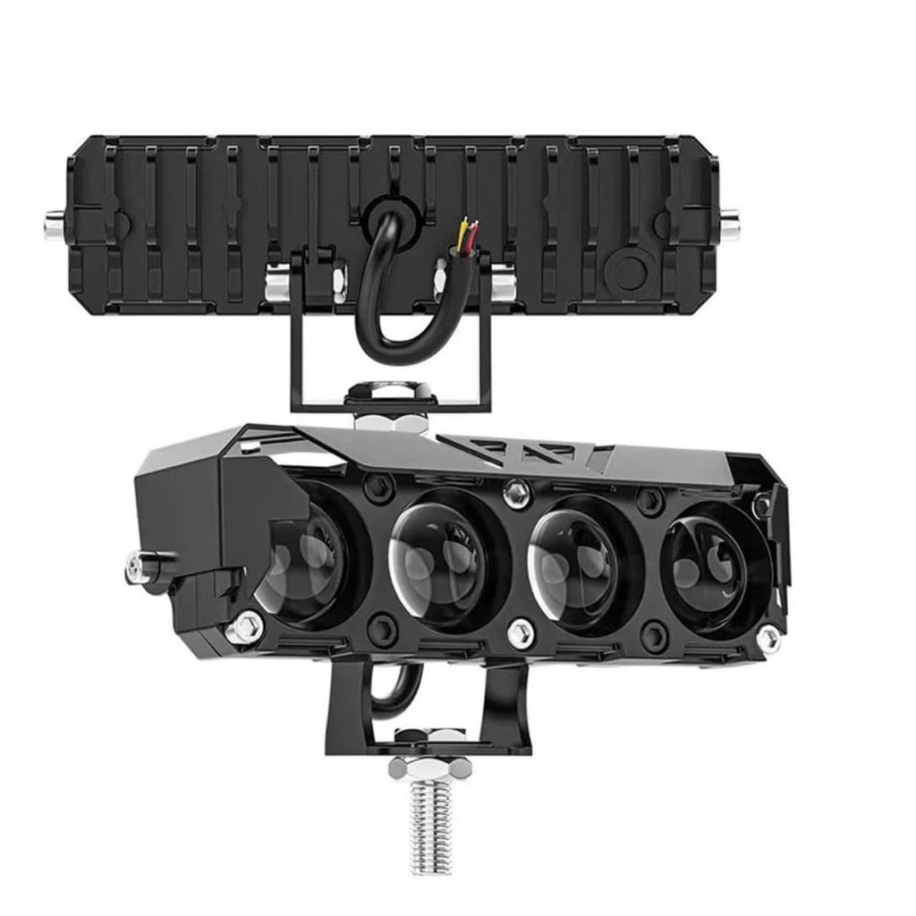 Neblineras Foco LED de 4 Lupas con Disipador de Calor