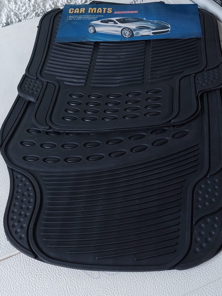Set de Alfombras de Hule para Carro (4 piezas)