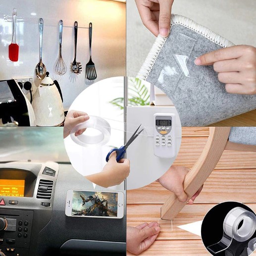 Tape Doble Cara Reutilizable de 2 metros