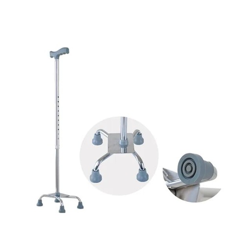 [SAL100300700008] Bastón de 4 Patas Base Amplia