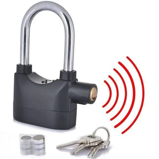 [MOT100300500005] Candado Alarma De Bloqueo para freno de disco  Antirrobo Para Moto