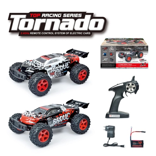 [JUG100300200002] Carro a Control Remoto Marca Tornado 4X4 Todoterreno