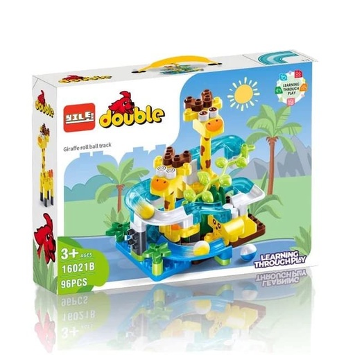 [JUG100300200008] Juego de Legos de Jirafa y Tren