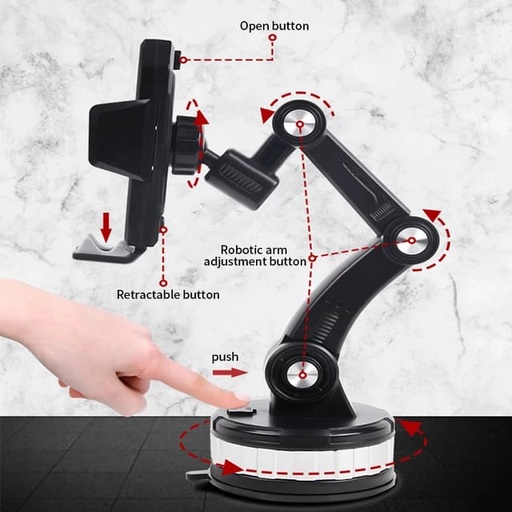[CAR100200600026] Soporte de Celular para Carro ultra Resistente negro
