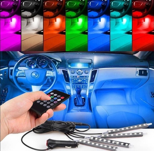 [CAR100200700016] Tira Led para Interior para Carro